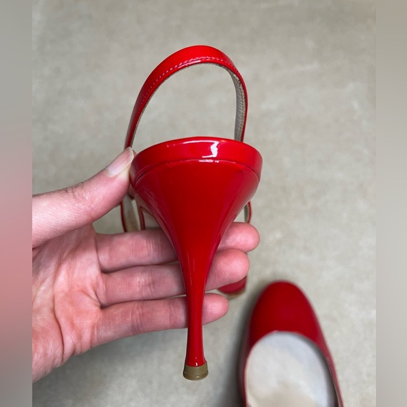 Miu Miu patent leather slingback heels - Picture 8 of 10